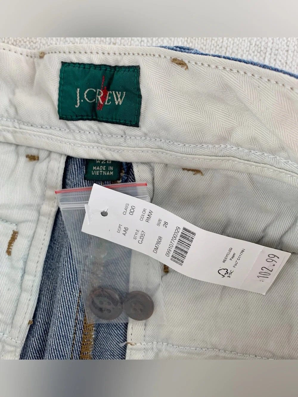 J. Crew New Men's 8